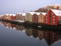 Häuser in Trondheim